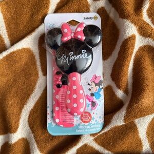 Minnie Mouse Pink Polka Dot Brush & Comb Set